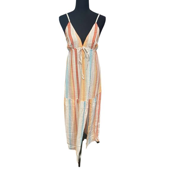 NWT! L*Space Printed Victoria Coastal Stripped Maxi Dress - Size Small - Picture 6 of 9